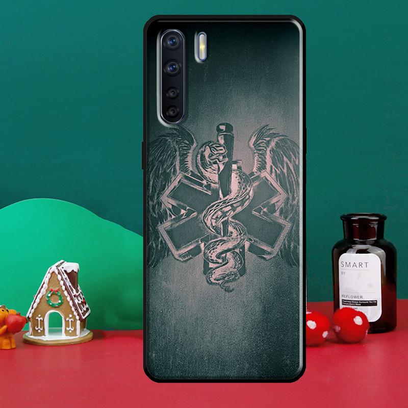 EMT EMS Medical Rescue Case For OPPO A74 A54 A94 A31 A53 A5 A9 2020 A52 A72 A1K A83 A91 A93 A3S A5S A15 Cover