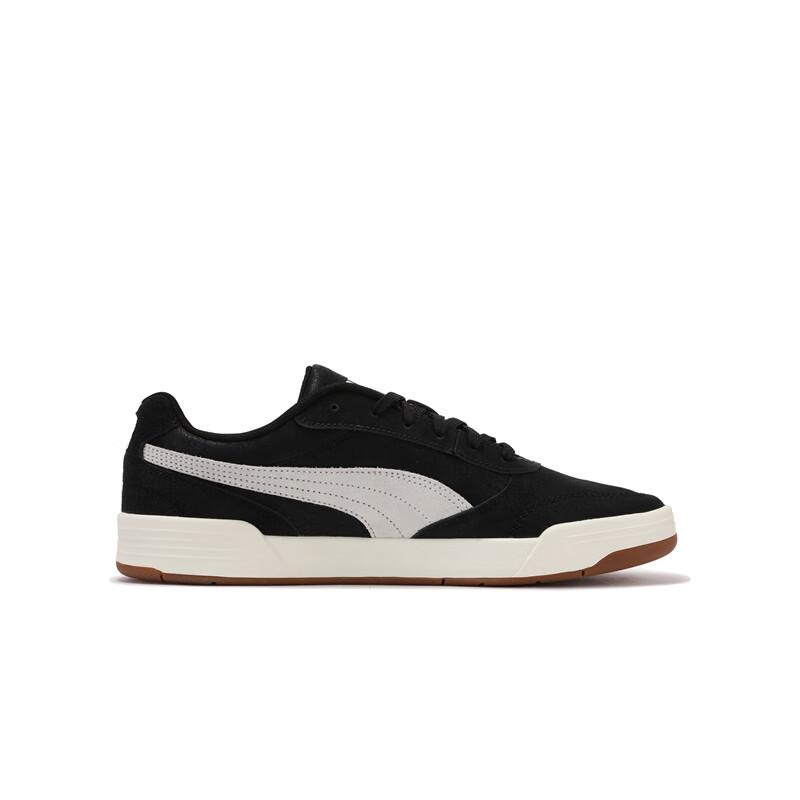 New PUMA C Skate Low Top Skateboard Shoes Men's Black White 403145-01