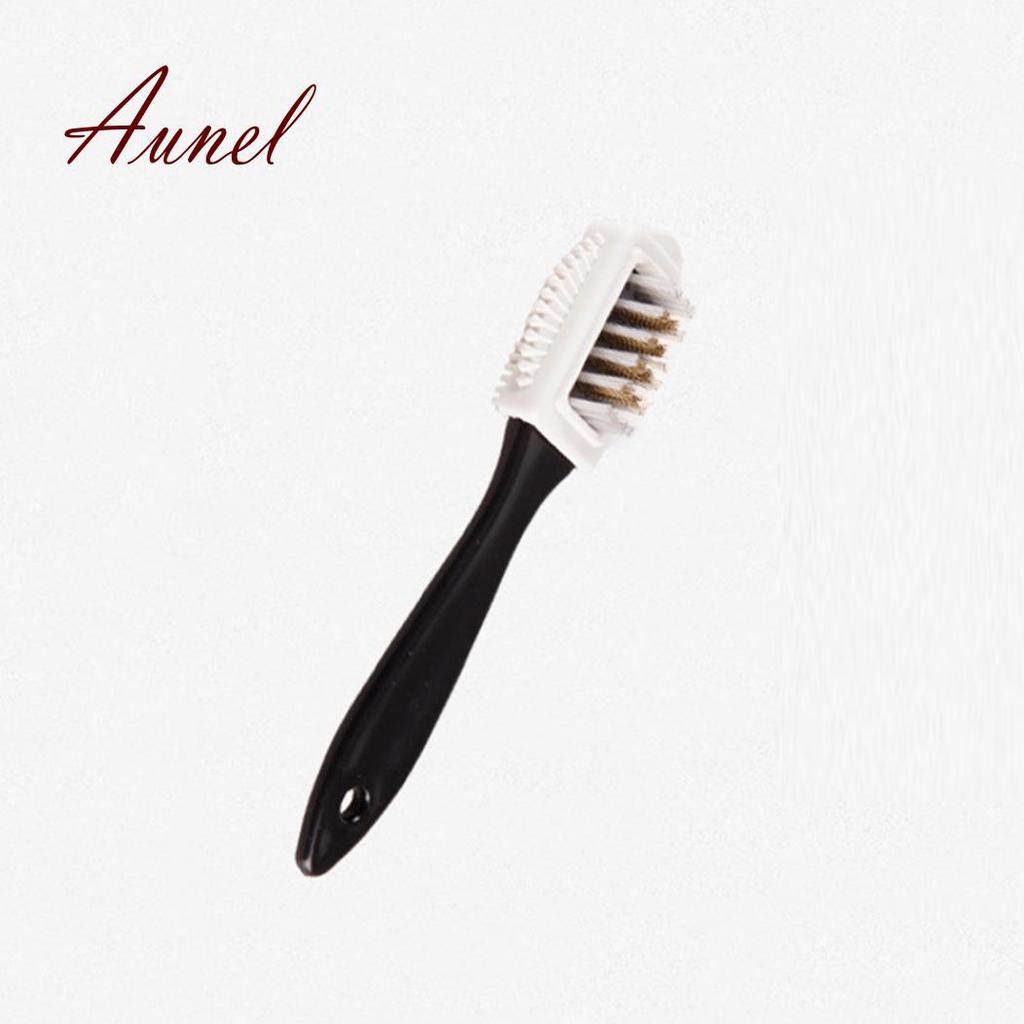 H- Held Three - Sided Cleaning Brush Sanded Suede Shoes Guide Cleaning Tools