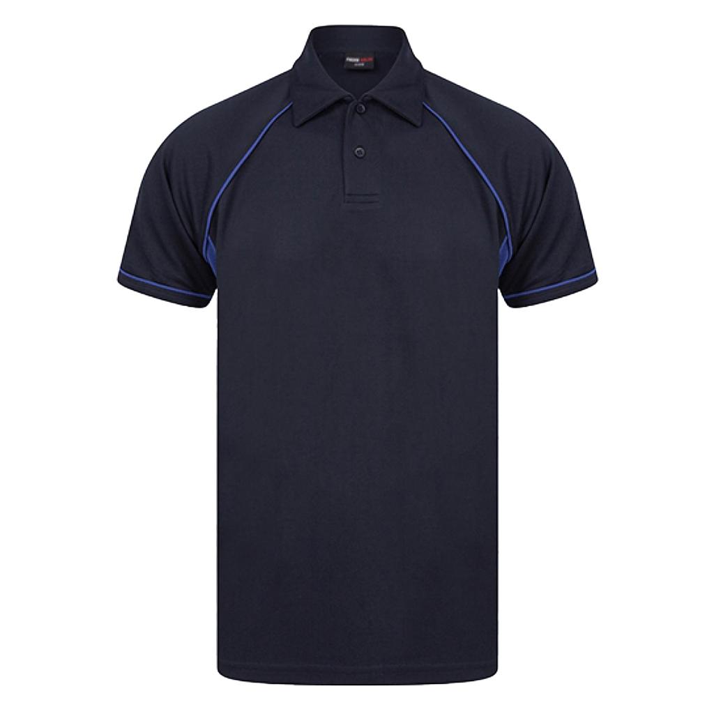 Finden & Hales Mens Performance Piped Polo Shirt