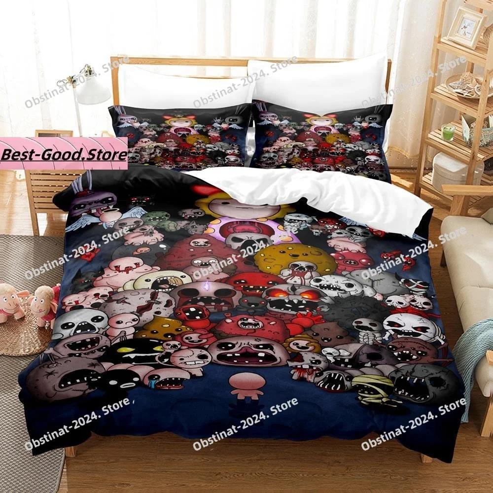 The Binding of isaac Bedding Set Printed Bed Set With Pillowcase Bed Duvet Cover Soft Single Double Queen Super King Size
