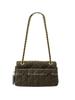 Coach Sac à Bandoulière Tabby 26 Daim Matelassé Vert Olive Quincaillerie Dorée Chaîne Sac à Bandoulière pour Femmes, Décontracté Quotidien Voyage d'Affaires Trajet CW620-B4OL
