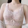 Large Breasts Show Small Without Steel Ring Latex Underwear Ladies Gathered Anti-sagging Adjustable Thin Section Bra