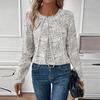 Women's Fashion Casual Spring Autumn Long Sleeve O-Neck Blouses & Shirts