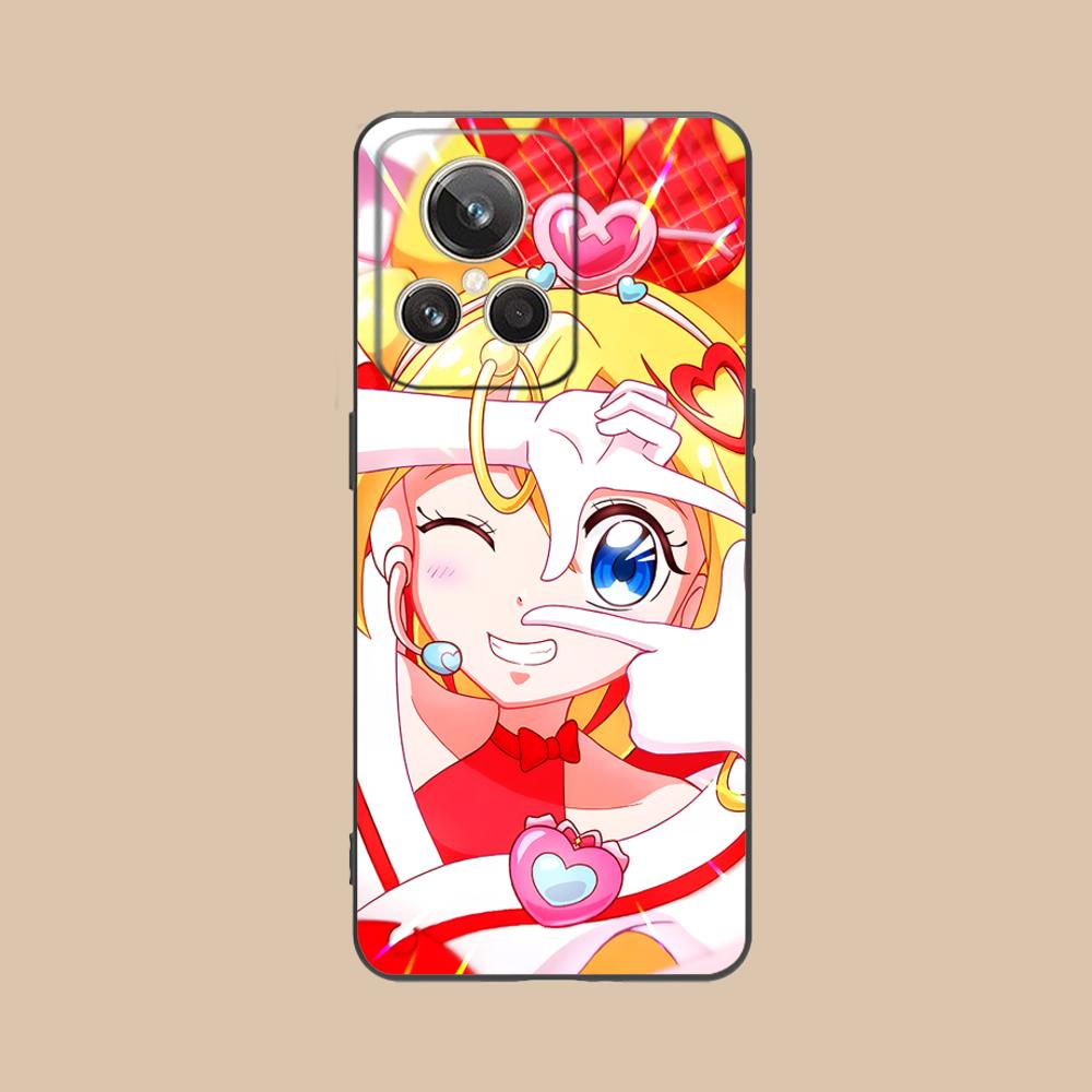 Sakura Uta Cure Idol Matte TPU Mobile Phone Case for Realme 15 14 13 12 11 10 9 Pro Plus T i Lite 5G Colorful Printing Cover