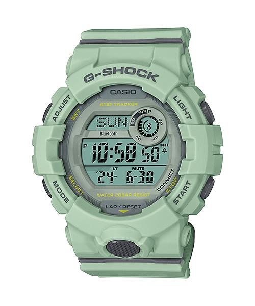 

Casio Men s Resin 200M Water Resistant Digital Shock Resistant Quartz Watch GMD-B800SU-3 зелёный