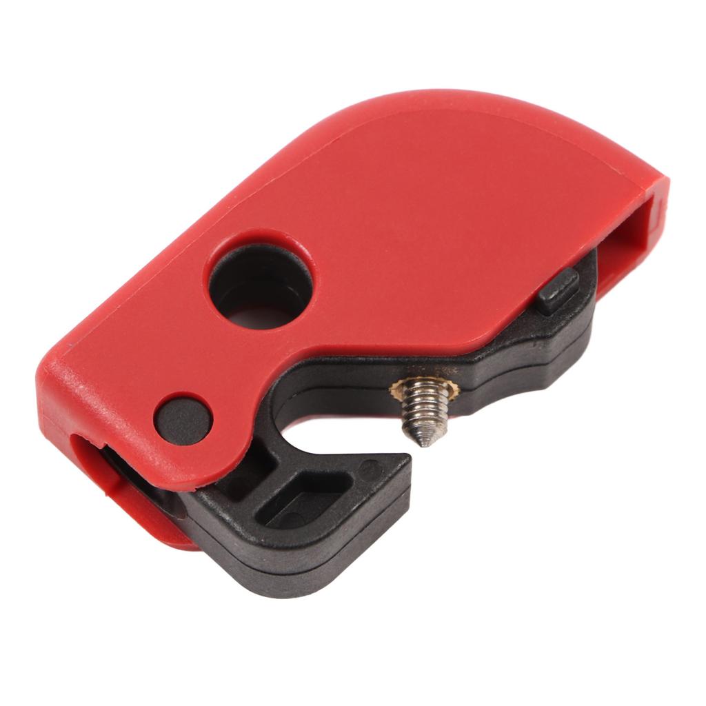 Leitungsschutzschalter-Verriegelungsvorrichtung Nylon Hochfest Universelle Passform Rote Aufklembare Leitungsschutzschalter-Sperre für Industriellen Einsatz