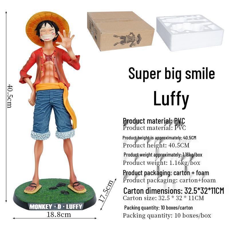 

Большая модель Луффи из One Piece - Фигурка-украшение Соломенной Шляпы с улыбкой