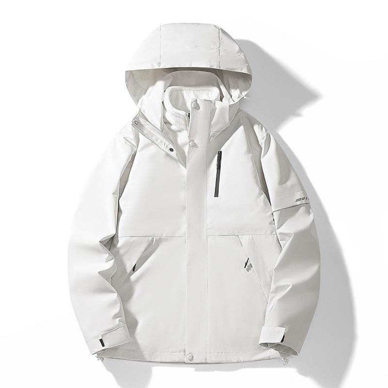 24 AW Multifunktionale Wasserdichte Atmungsaktive Kapuzenjacke für Paare