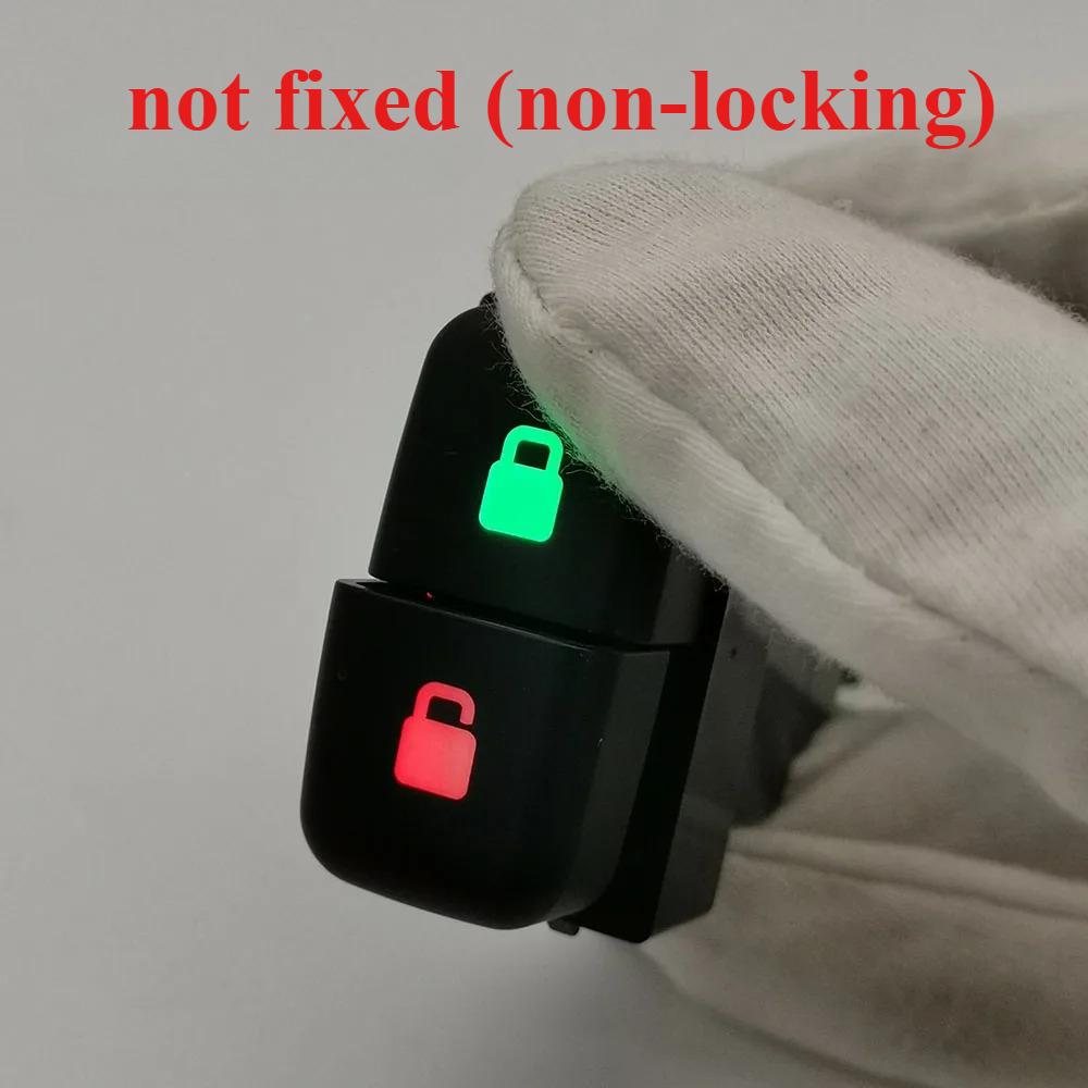 DC12V Car Dual key Switch LED DRL Fan Power on off Radar Switch Button with wire For Mitsubishi Pajero Triton ASX Lancer