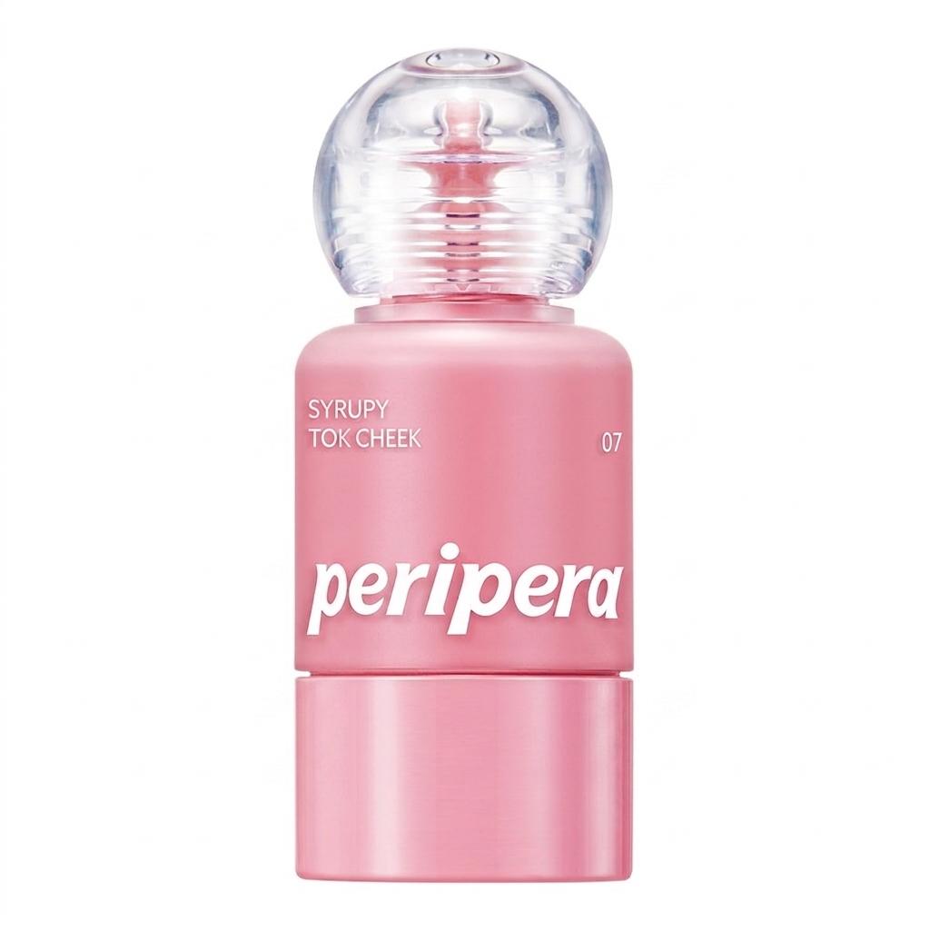 Peripera Сиропные румяна-хайлайтер для щек Syrupy Tok Cheek 9 г #007 Hang Around Strawberry