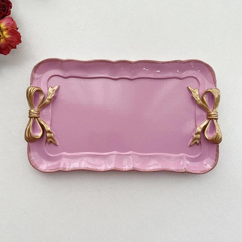 Schale Tablett Obst Dessert Tablett Harz Handwerk Kuchen Schmuck Aufbewahrung Tablett Party Dekoration Tischgeschirr Süßigkeiten Tablett Organizer Werkzeuge