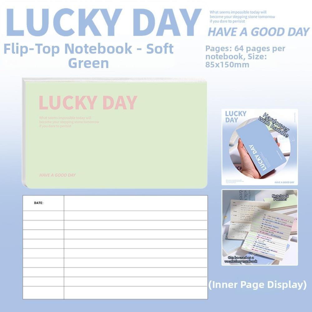 Horizontal Notepad Hard Cover Vocabulary Book  for Jotting Down Vocabulary Words Daily To Do Lists
