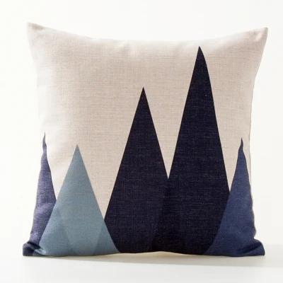 Decorative Throw Pillows Case Geometric Colorful Animals Deer Nordic Style Cotton Linen Couch Cushion Cover For Sofa Home Decor