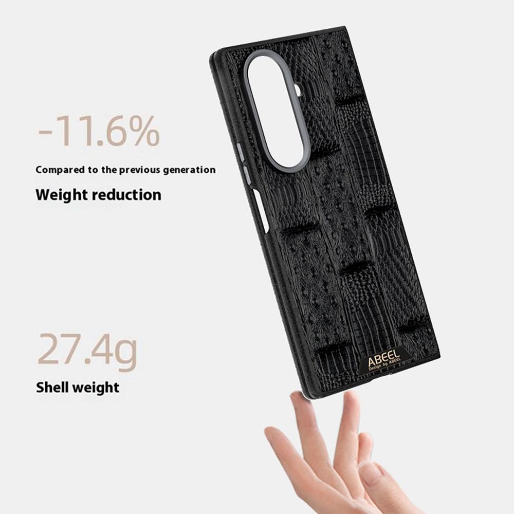 ABEEL For Samsung Galaxy Z Fold7 5G Case Compatible with MagSafe Beast Texture Micro-Embossing Back Cover