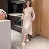 1011 Spring and Summer New French Pajamas Women's Ice Silk Sweet Sexy Nightgown High-end Long Thin Loungewear