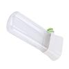 Coriander container, storage container made of ABS plastic with transparent window for space-saving design for travel kitchen in the refrigerator