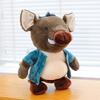 Adorable Plush Pig Bajie Doll Soft Toy Black Myth Wukong Keychain Gift For Girls