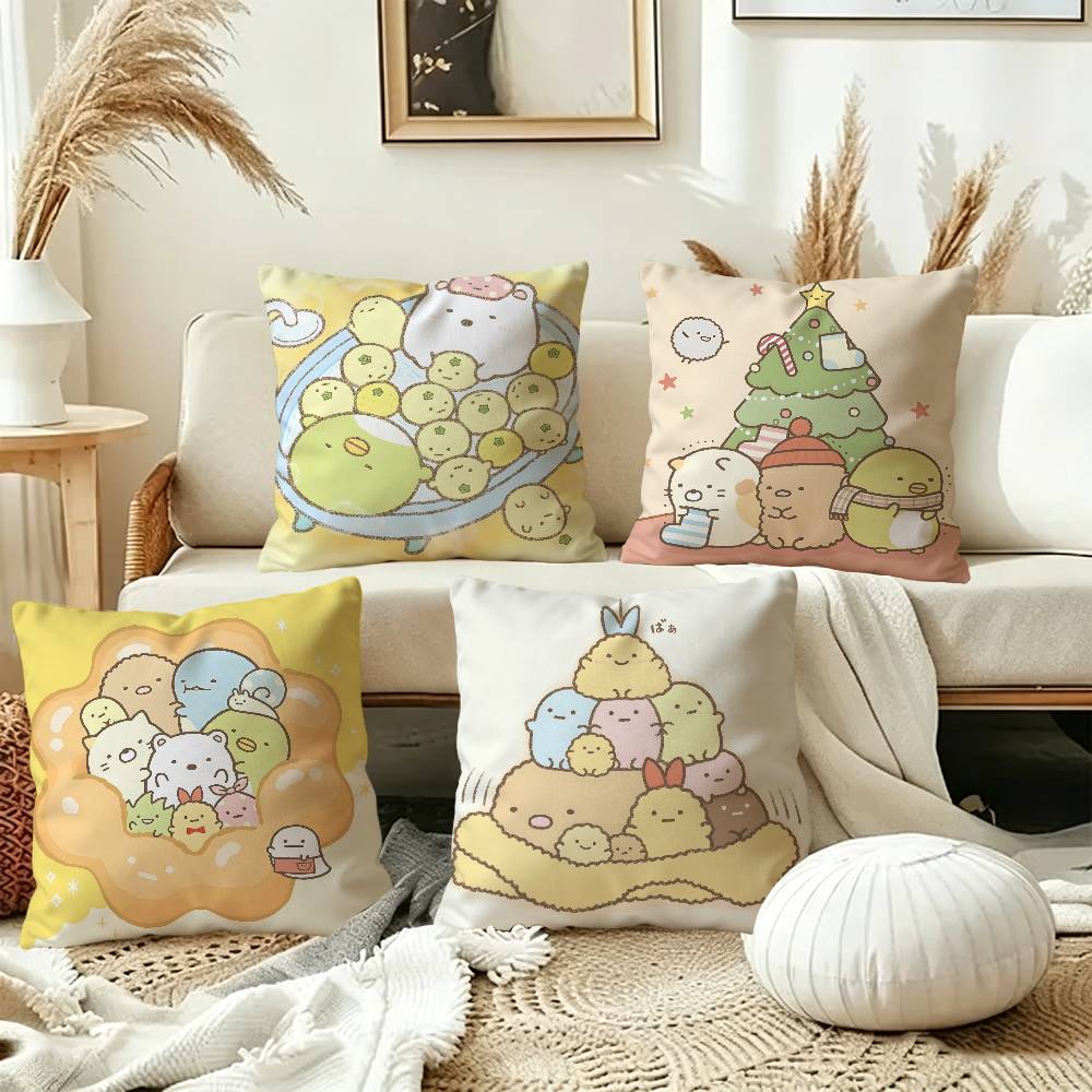 Anime SSumikko GGurashi Cm Cushion Cover Pillow Cover Decor Pillowcase Home Pillowcase for Couch Pillow