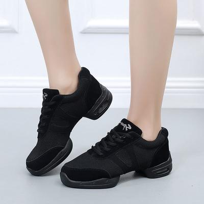 Mode Tanzschuhe Sneaker Mesh Atmungsaktiv Weiche Sohle Square Dance Sommer Jazzschuhe Frau Größe 44