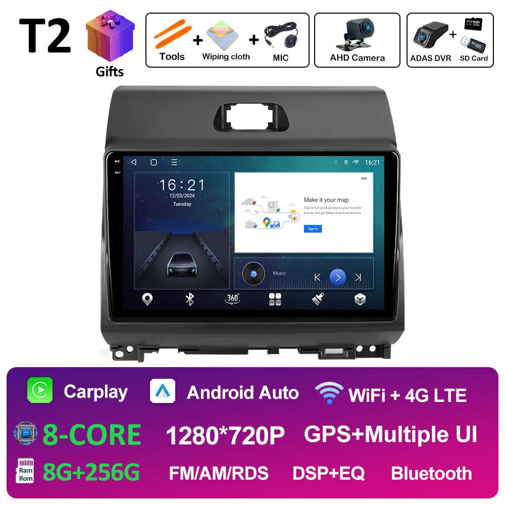 9 Inch Car Radio For KIA Ray 2011 2012 2013 2014 - 2017 Video Player Wireless Carplay GPS Navigation Cooling Fan Auto Tools WIFI