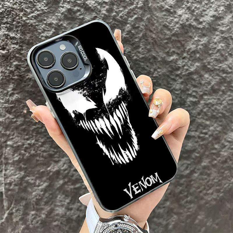 Venomous Design Phone Case for Apple iPhone 15 Pro/16 Pro Max/17 - Trendy and Unique