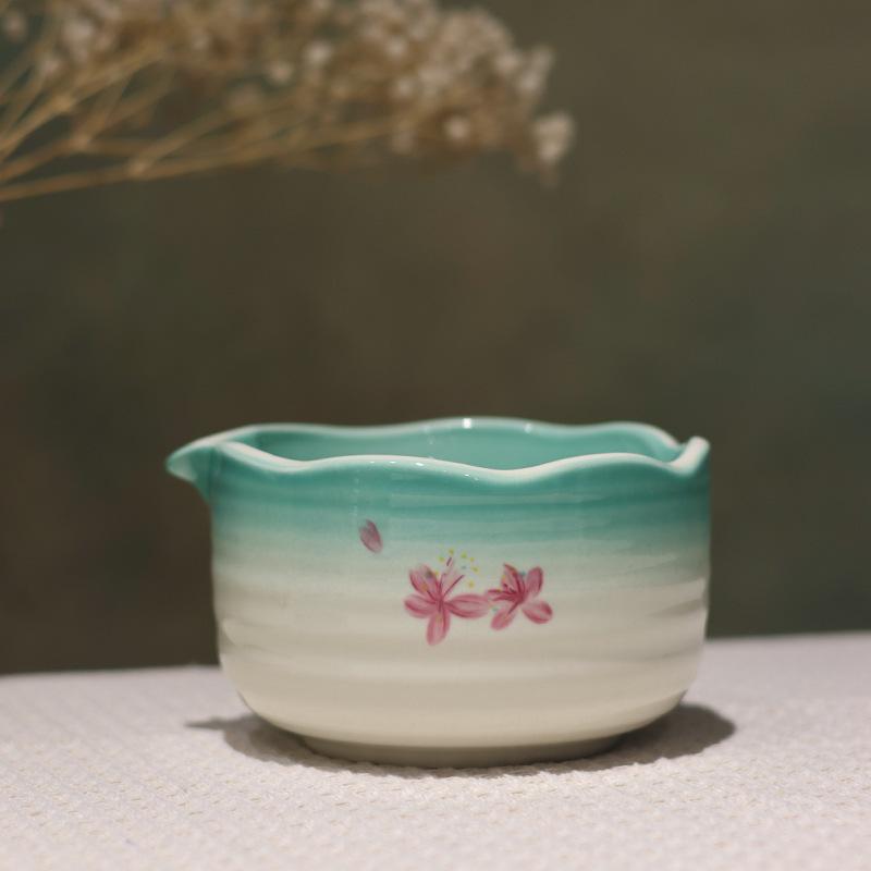 

Японский набор для матчи, Чайный набор, Креативная чаша для матчи с носиком, Милый розовый венчик для матчи, Подарок