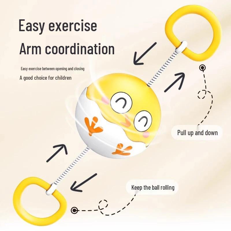 Neukundenangebot: Blinkendes Zugseil Schwungrad Dekompressionsspielzeug für Kinder