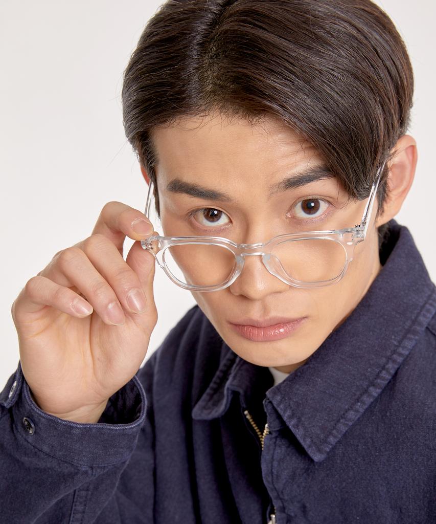 Eseubika Bob-C02 Blue Light Horn-Rimmed Glasses
