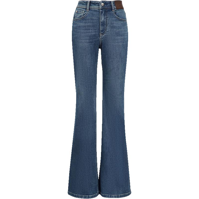 ONLY Women s High-Waist Brushed Slim Flare Jeans S