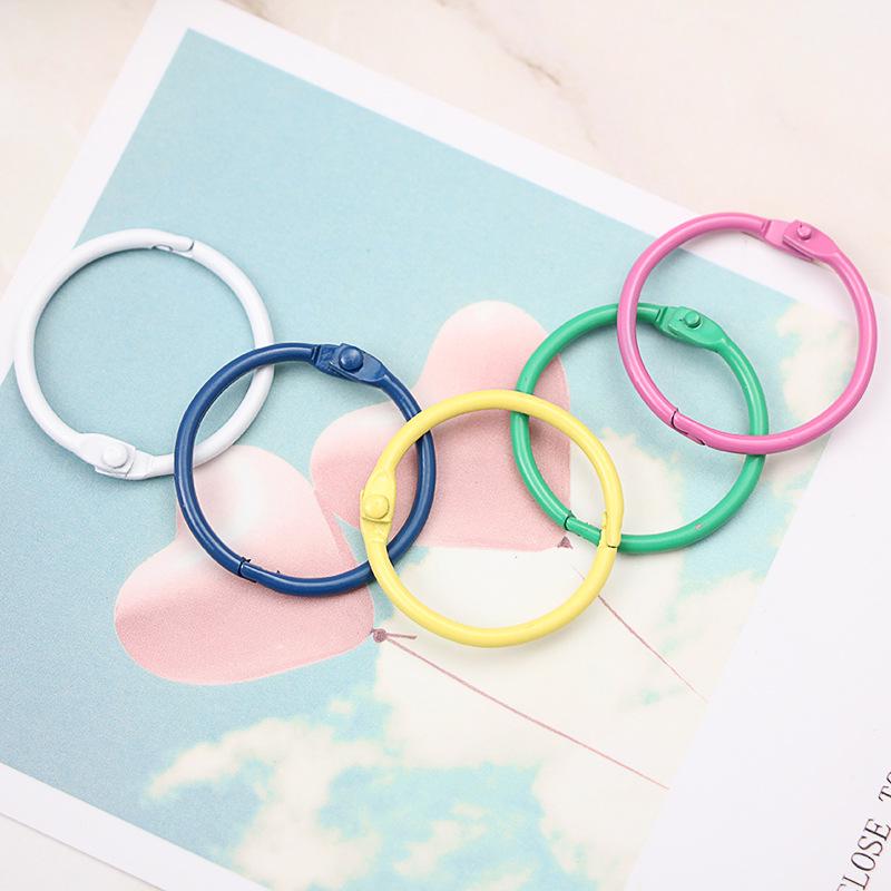 DIY brelok do kluczy: Metalowe ogniwko zaciskowe 30 mm z wykończeniem lakierem wypiekowym