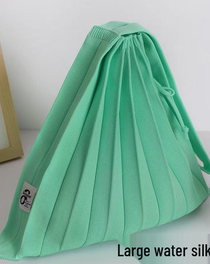 0511 Large Japanese Knitted Pleated Rhombus Crossbody Accordion Shoulder Bag for Women