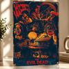 The Evil Dead Horror Movie D Texture Metal Poster Customized Wall Art Tin Sign Gift for Mancave Living Room Interior Decoration
