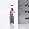 1/64 Miniature Figures Model Action Figure Hand Painted Garage Scene People Resin Collection Desk