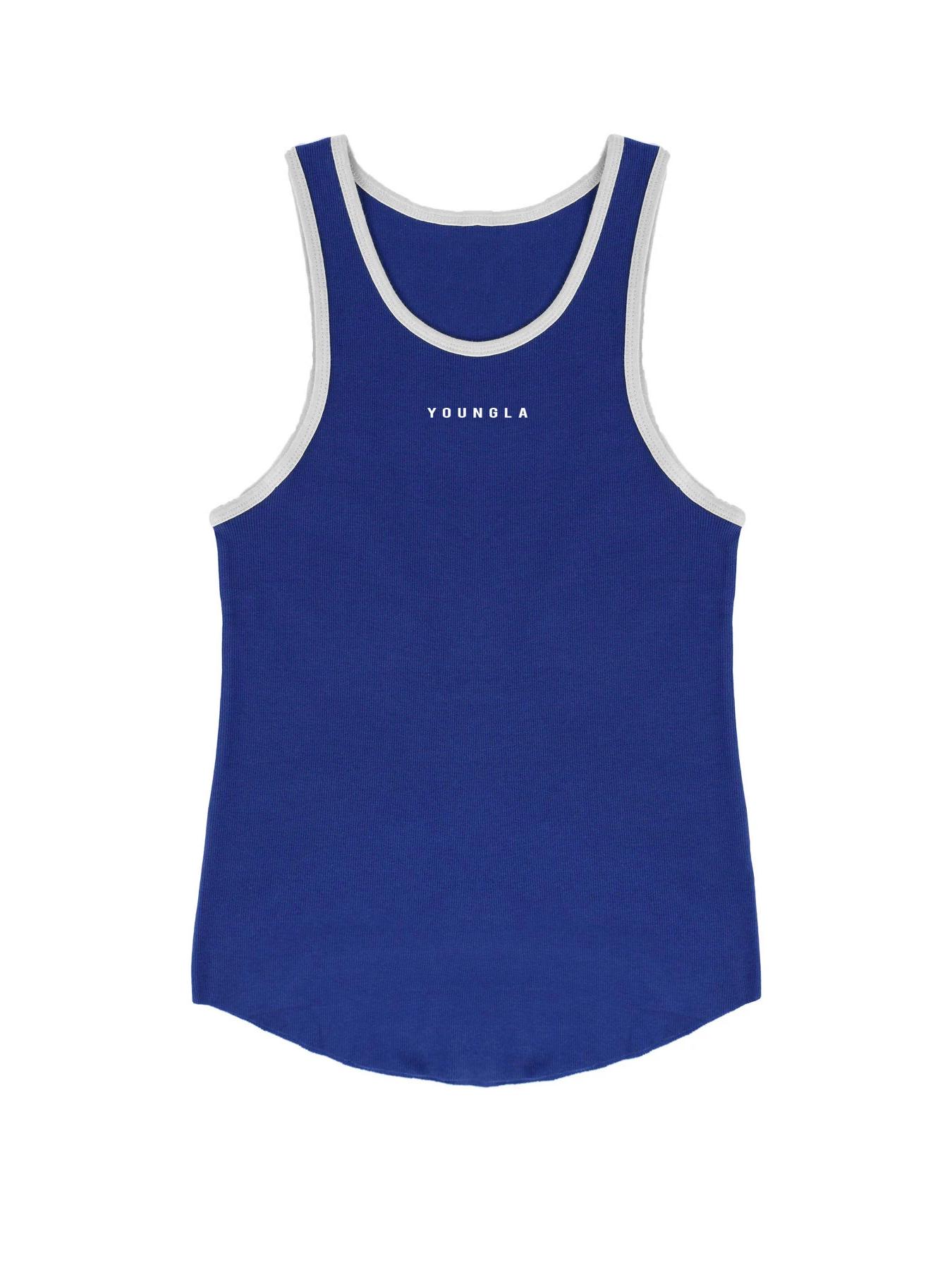 

YOUNGLA Мужской летний жилет для фитнеса без рукавов для бега M