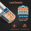 1 PC 1156 BA15S P21W LED T20 7440 W21W Lâmpadas LED de silicone cristalino COB T25 LED 3156 3056 P27W Luzes de sinalização de mudança de direção do carro Lâmpada de freio âmbar branco vermelho