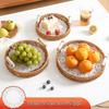 Zhaoran Japanese Style Rattan Look Serving Tray