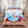 Alice Wonderland Print 3Pcs Bedding Setduvet Cover With 2 Bedropillowcase Home Birthday Gift