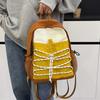 Schoolbag1011 New Casual Contrasting Color Small Backpack Mini Schoolbag Sports Light Outdoor Women's Small Backpack