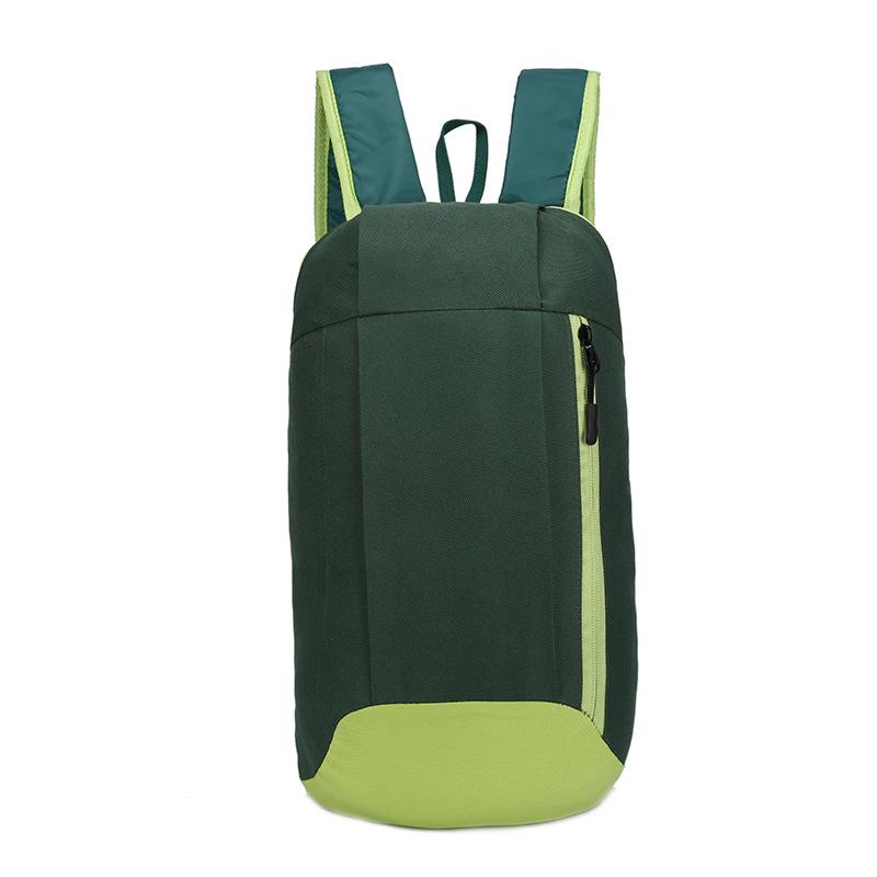 10L Outdoor Sports Light Weight Waterparoof Backpack Travel Hiking Bag Zipper Adjustable Belt Camping Knapsack Men Women Child