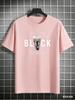 Cotton Summer Unisexs T Shirt Comfortable Soft Breathable Fabric Fashionable Trendy Letter Print Suitable Casual Occasions