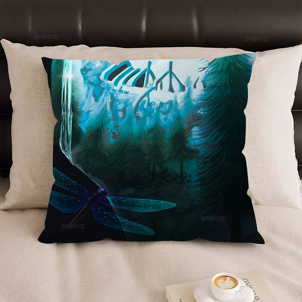 Spiel S-Skyrims The Elder S-Scrolls V Kissen Geschenk Heim Büro Dekoration Schlafzimmer Sofa Auto Kissenbezug Hülle 45X45