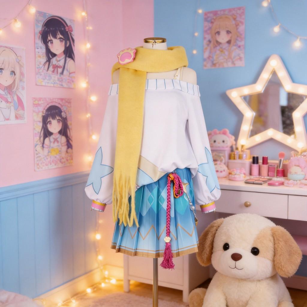 King Of Glory Cosplay Clothing Xiao Qiao Line Dog Costume For Anime Fans