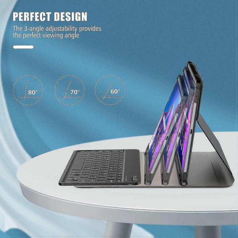 For Lenovo Tab M10 (gen 3) Tb-328fu/tb-328xu Case With Bluetooth Keyboard Shockproof Stand Leather C