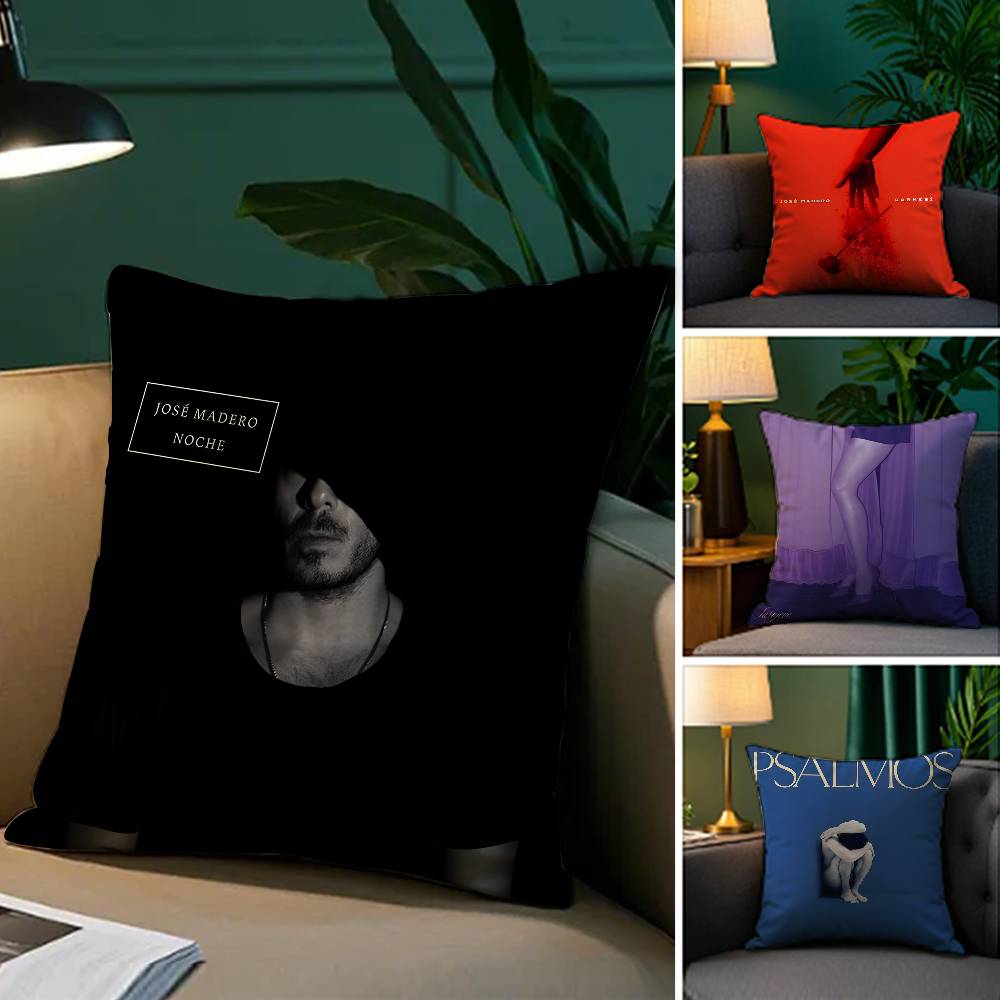 Panda Pendejo Jose Madero-Singer Pillow Case Silky elegant Comfort Sofa Bed  Invisible zipper Beach pillowcase