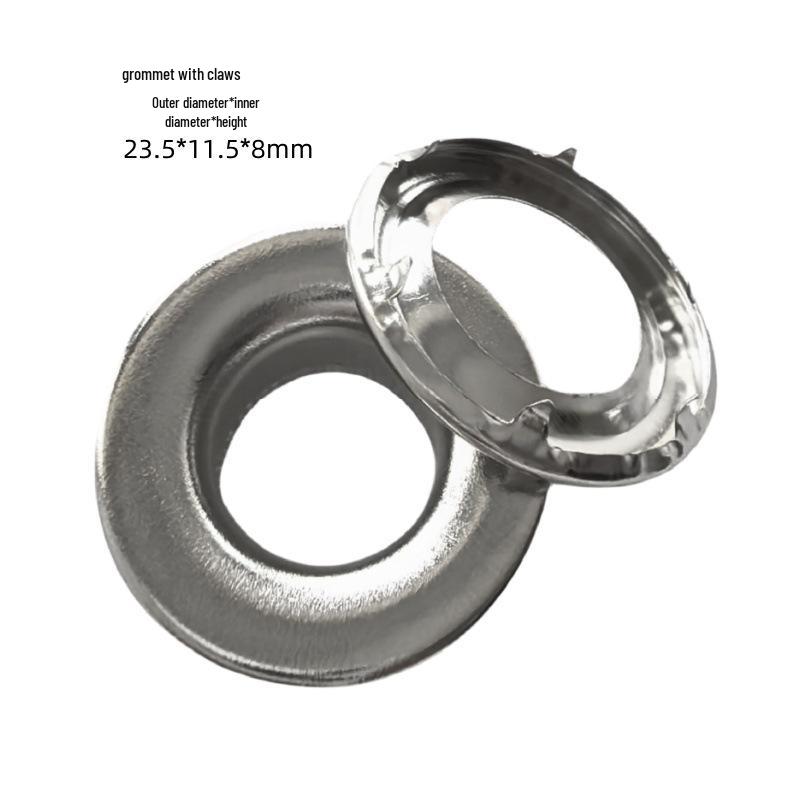 400-Piece 5mm Grommet Kit for Clothing, Shoes, Hats, Leather, Fabric, and Canvas Belts - For DIY Projects