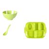 Melamine Compartment Meal Tray Set