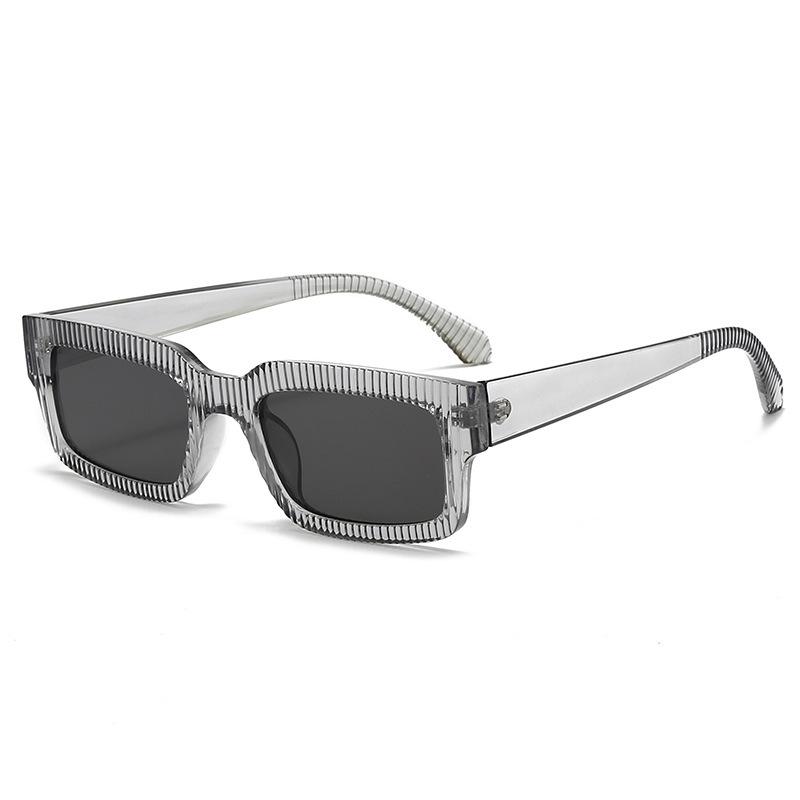 

Trendy UV Protection European American Fashion Sunglasses with Vertical Stripe Decoration As Shown
