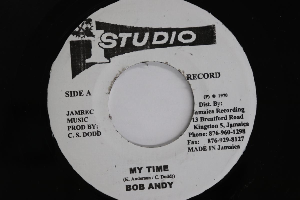 

7inch Record BOB ANDY - My Time NONE Studio One Jamaica Reggae, Ska & Dub Used