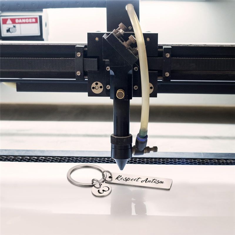 A84E-30 Pcs Engravable Metal Keychain Blanks Metal Stamping Blanks For Engraving Stainless Steel Blank Key Ring Tags